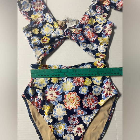 Tanya Taylor Blue multi colored Coraline One Piece size S - Picture 4 of 10